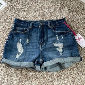Justice girls Jean shorts new with tags size 16 feel free to make offer